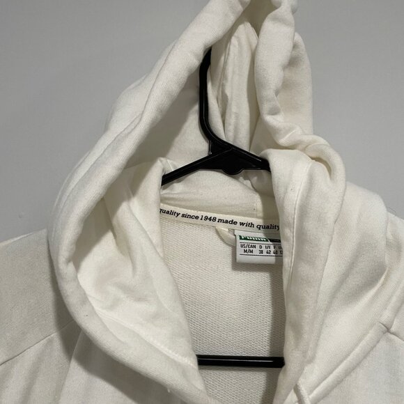 PUMA White Hoodie Jacket Size M - Picture 5 of 8